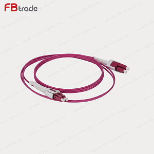 LC/UPC-LC/UPC OM4 (50/125) Duplex 3мм патч-корд --3м