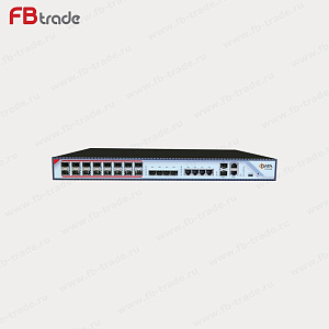 C-data FD1216S-B1 - LTU 16*GEPON, 4*GE(SFP)/4*10GE(SFP+),2 AC-220V