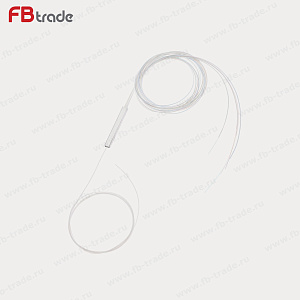 PS-104-A-9B15-NC PLC сплиттер, 1x4, миникорпус, кабель 0,9мм 1,5м G.657, неоконцованный