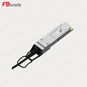 LineJet LJ-QSFP28-DAC5m, 100G, QSFP28 to QSFP28 Direct Attach модуль, медный кабель 5 метров