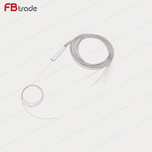 PS-116-A-9B10-NC PLC сплиттер, 1x16, миникорпус, кабель 0,9мм 1м G.657 неоконцованный