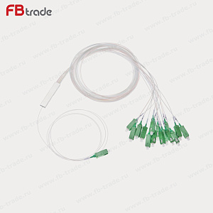 PS-116-A-9B10-SA PLC сплиттер, 1x16, миникорпус, кабель 0,9мм 1м G.657 SC(APC)